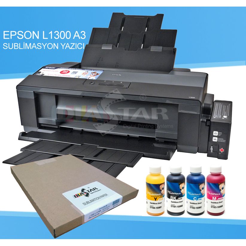 epson l1300 a3 sublimasyon murekkepli
